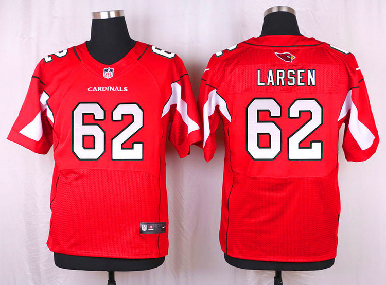 Nike NFL Arizona Cardinals #62 Ted Larsen Red Elite Jersey